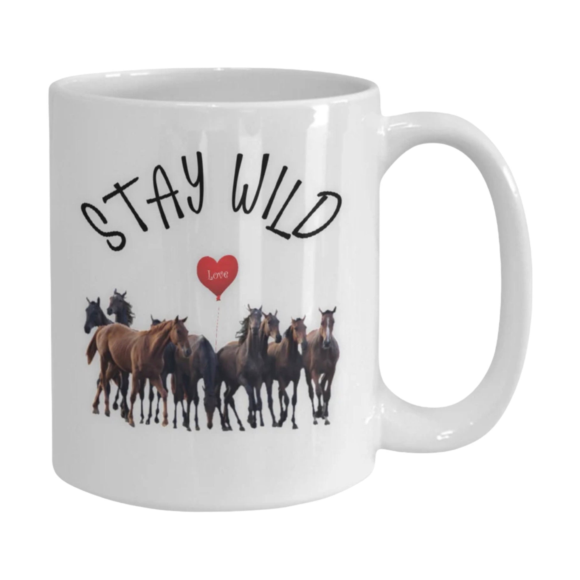 Stay Wild Horse Mug Perfect Gift for Coffee Lovers
