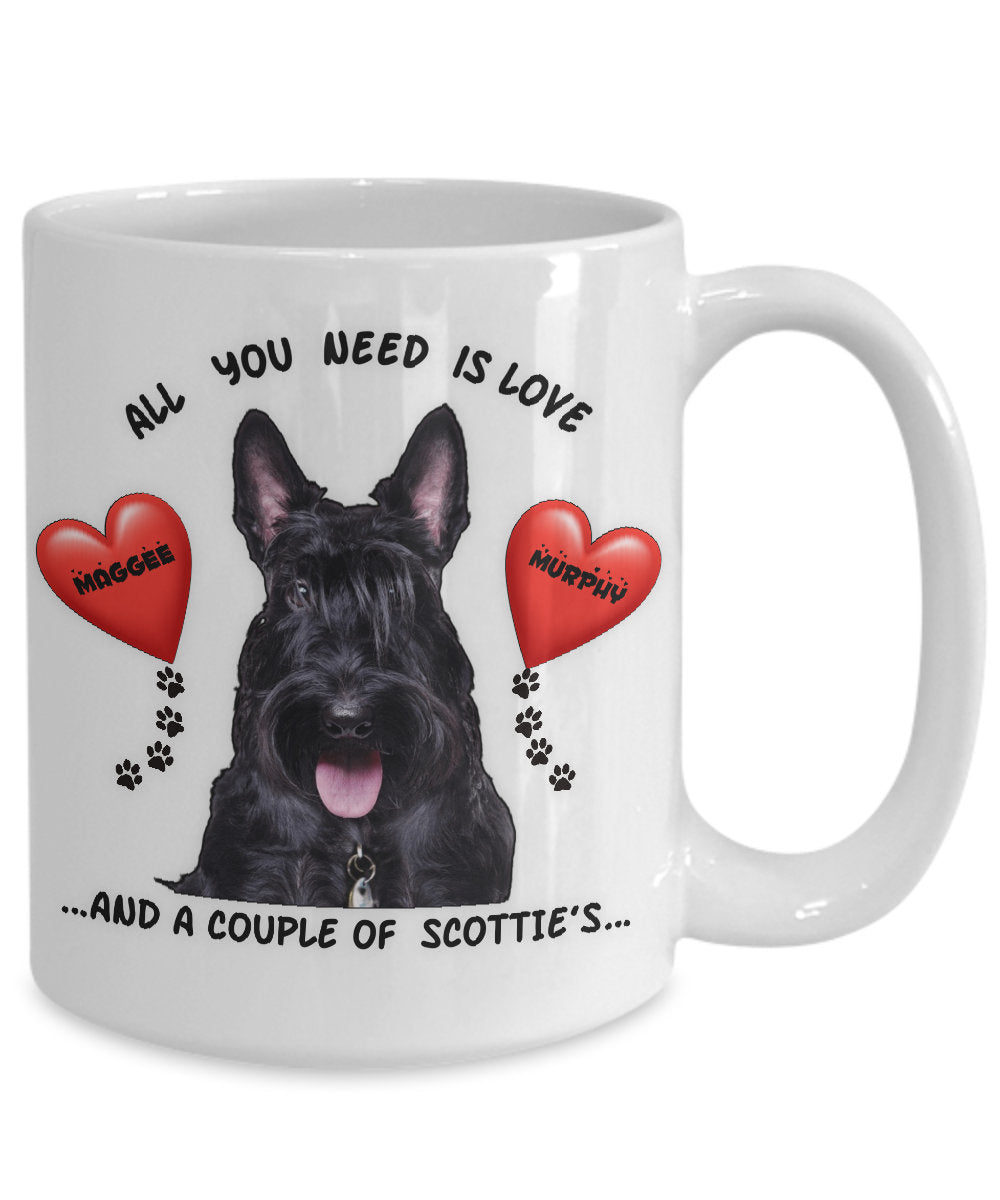 Enjoy your coffee with MAGGEE and Murphy Scotty dog mugs