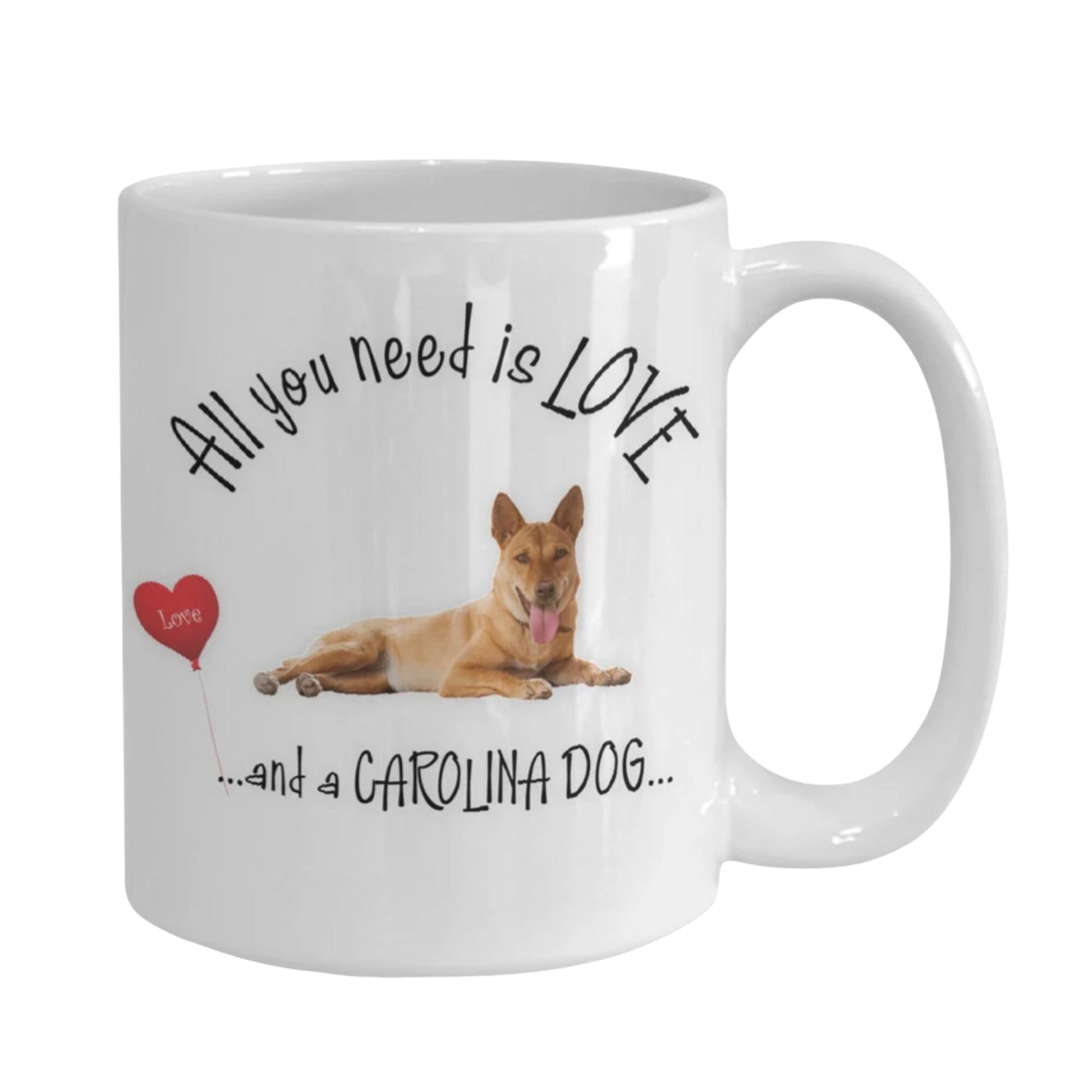 All You Need is Love and a Carolina Dog Mug