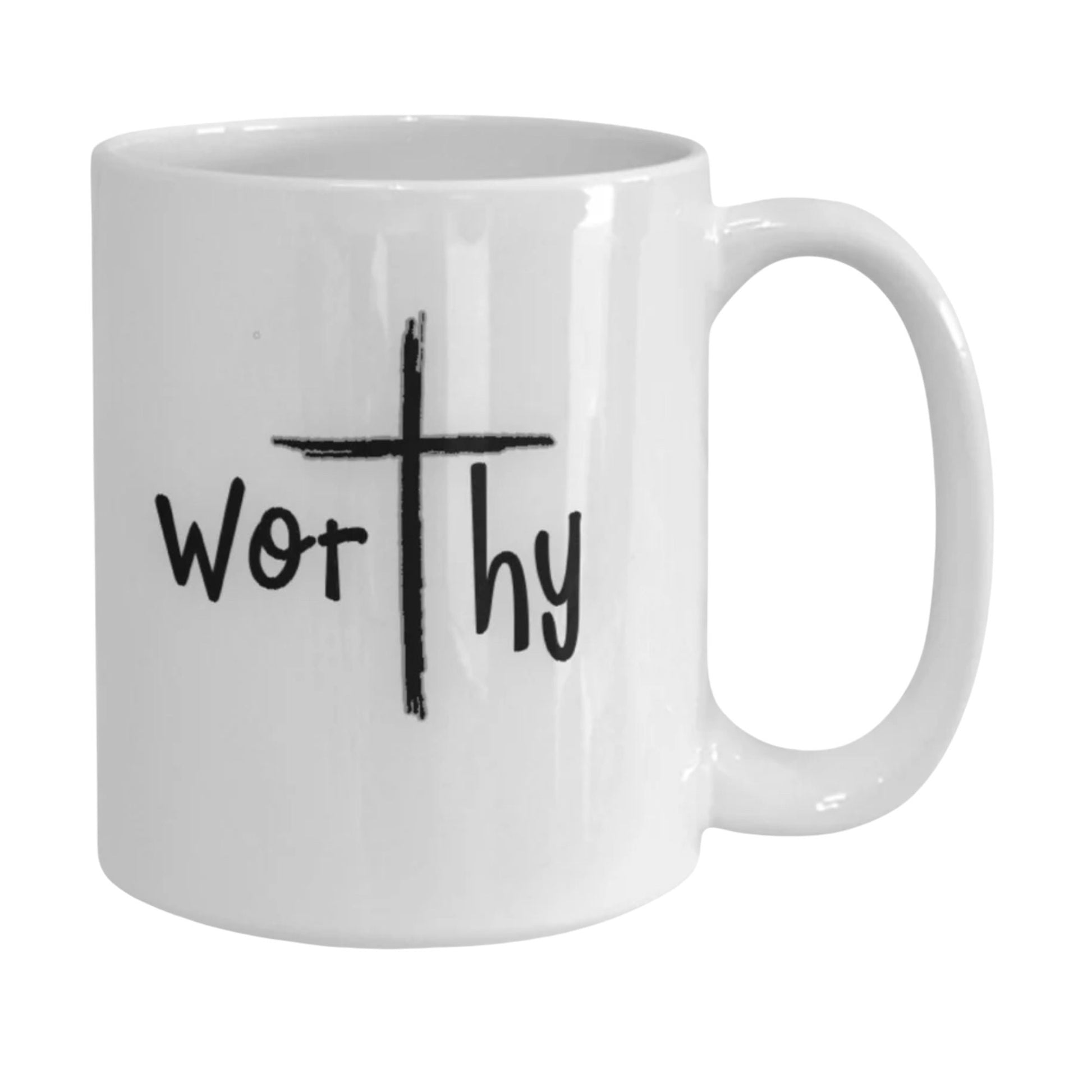 Worthy Worthy Mug Inspiring Christian Coffee Quote Gift