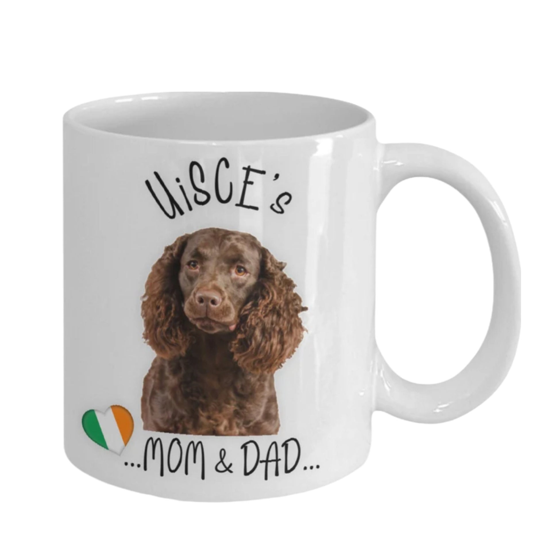 Irish Water Cocker Spaniel Coffee Mug for Uisce Mom and Dad