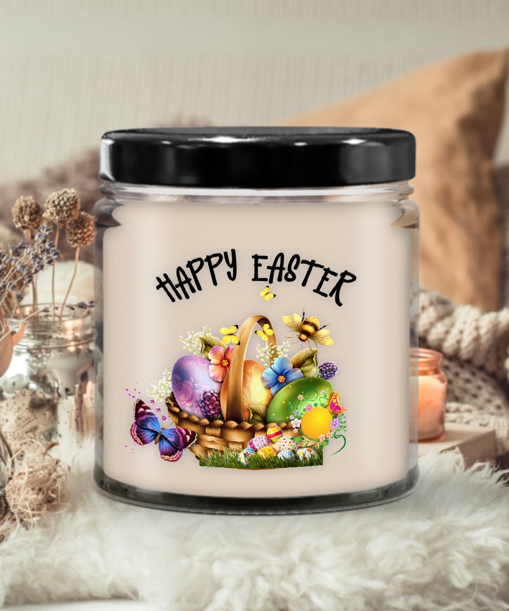 Happy Easter candle makes a perfect thoughtful Easter gift