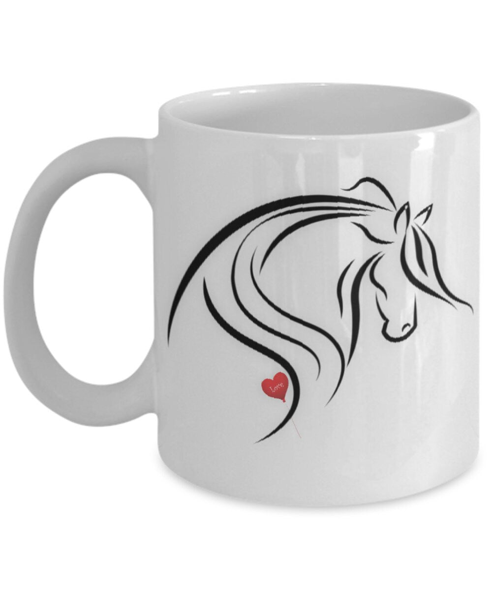 Celebrate Your Love for Horses with This Beautiful Horse Mug