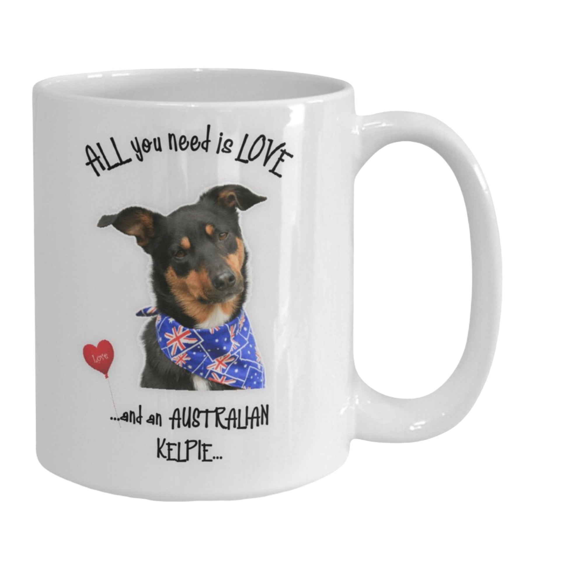 Celebrate Your Love with the Australian Kelpie Dog Mug Gift