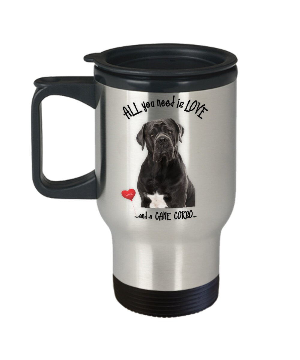 Cane Corso Travel Mug - A Perfect Gift for Dog Lovers