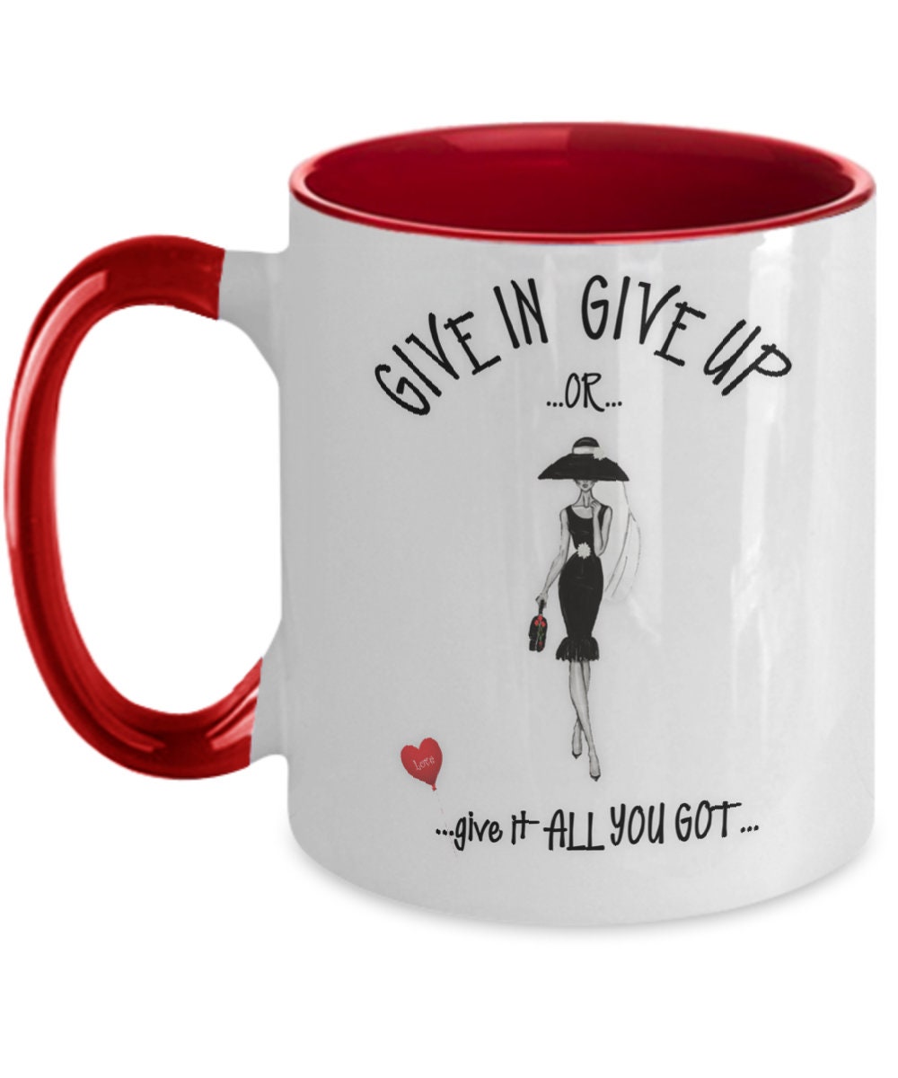 Stay Strong Mug with Inspirational Quote Gift for Her