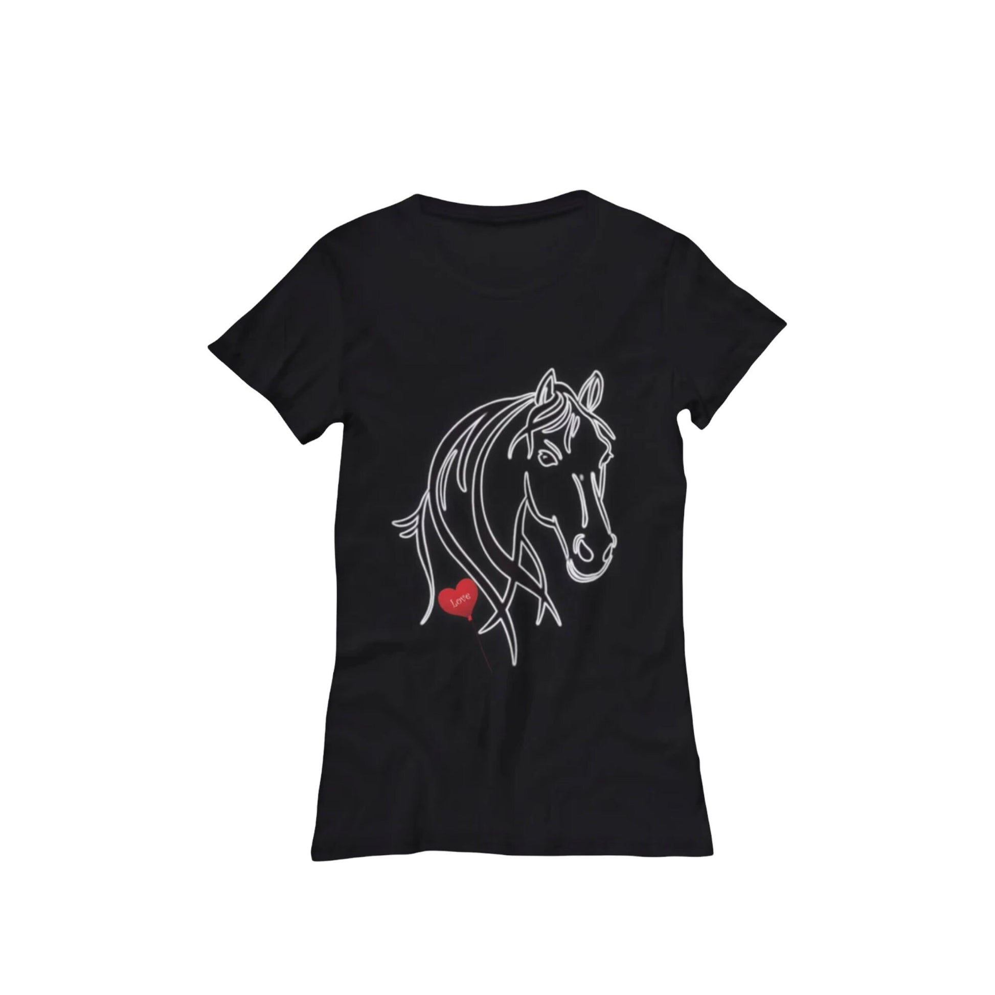 Show your love for horses with this stylish horse tee shirt