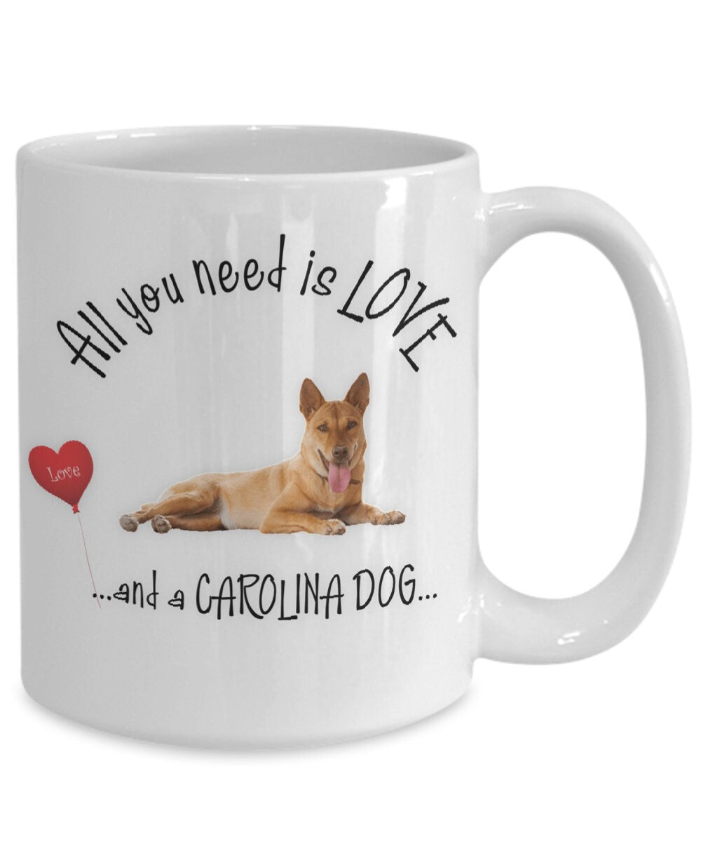 All You Need is Love and a Carolina Dog Mug