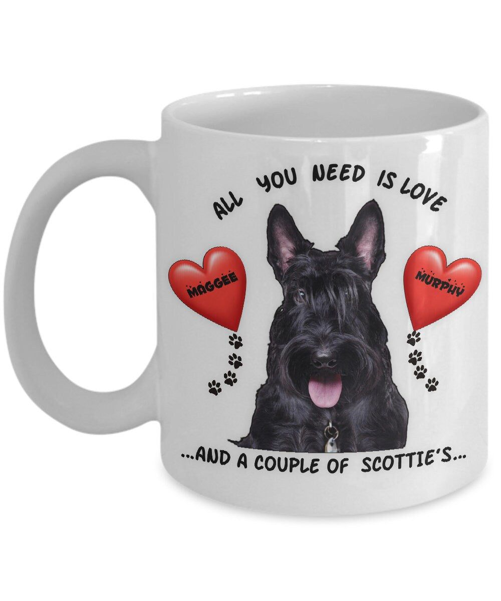 Enjoy your coffee with MAGGEE and Murphy Scotty dog mugs