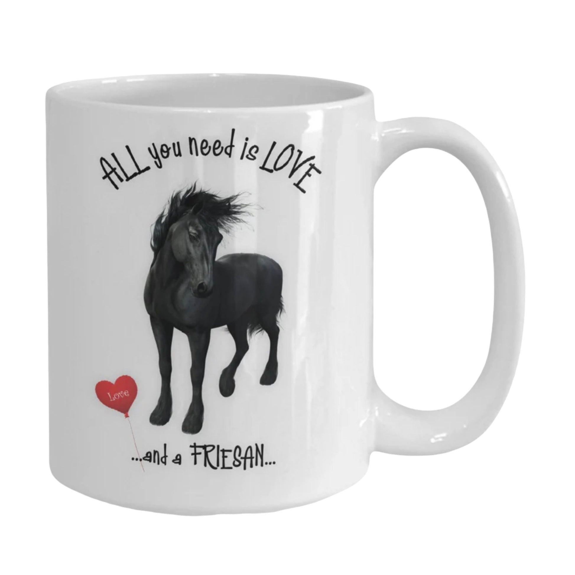 Friesian Horse Coffee Mug Makes a Perfect Gift for Horse Lovers