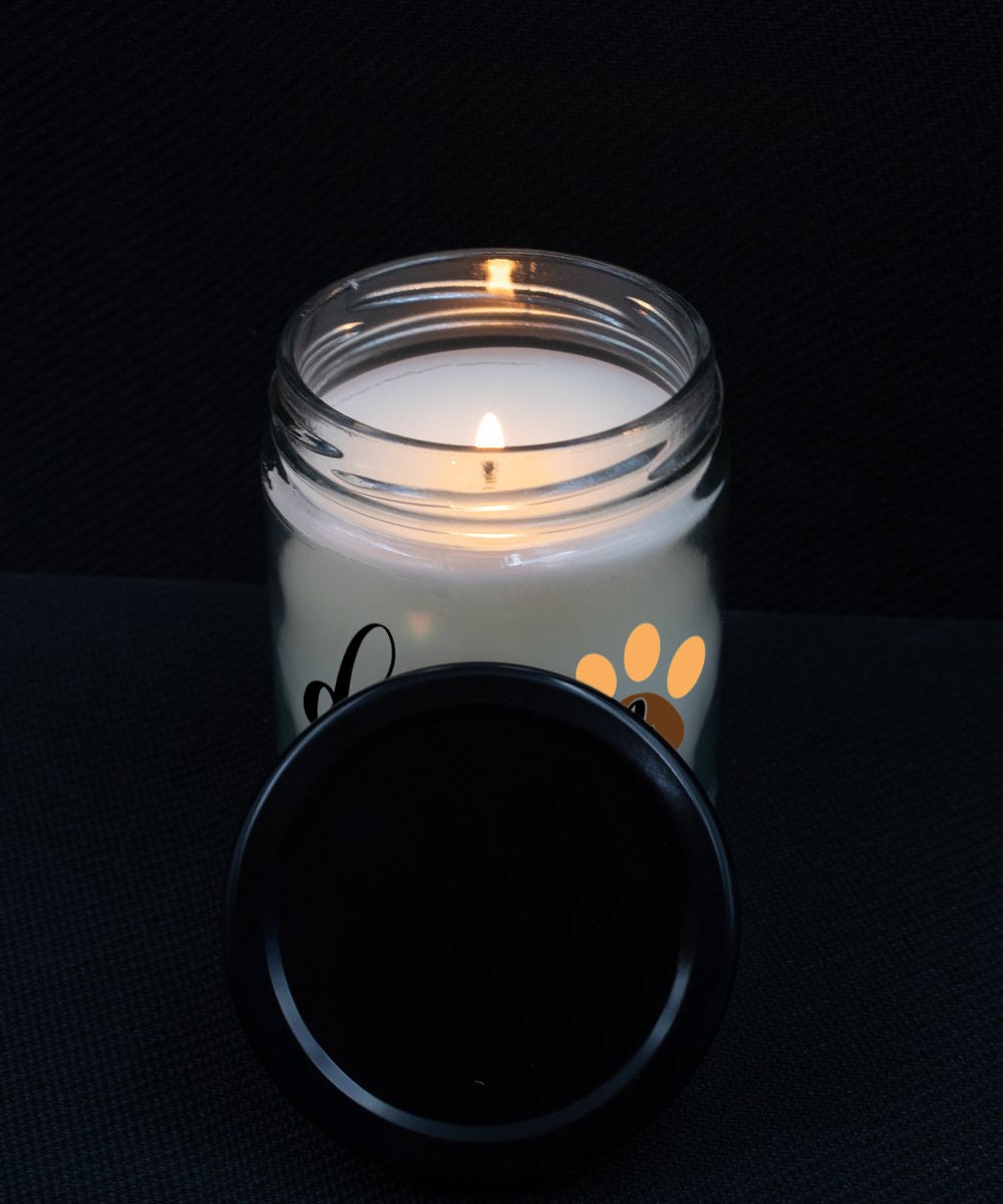 Dog Mom Candle Gift for Dog Lovers Cute Funny Scented Jar