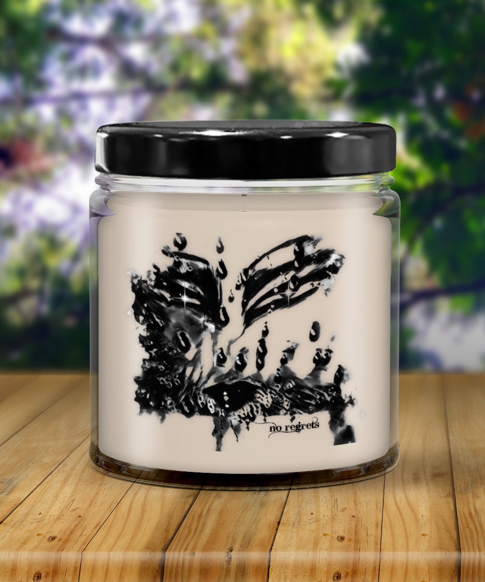 Vanilla Art Candle Unique Gift for Home or Mom Decor