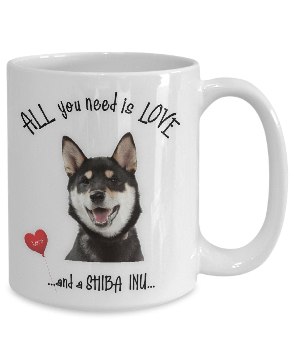 All You Need Is Love and a Shiba Inu Gift Mug