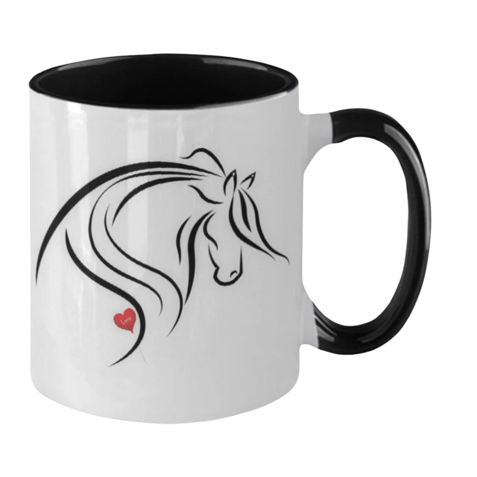 I love horses mug perfect horse gift for her or any horse lover