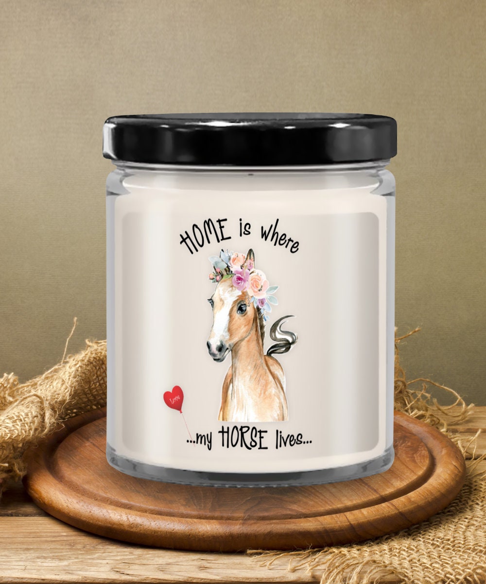Home Is Where My Horse Lives Scented Candle Gift