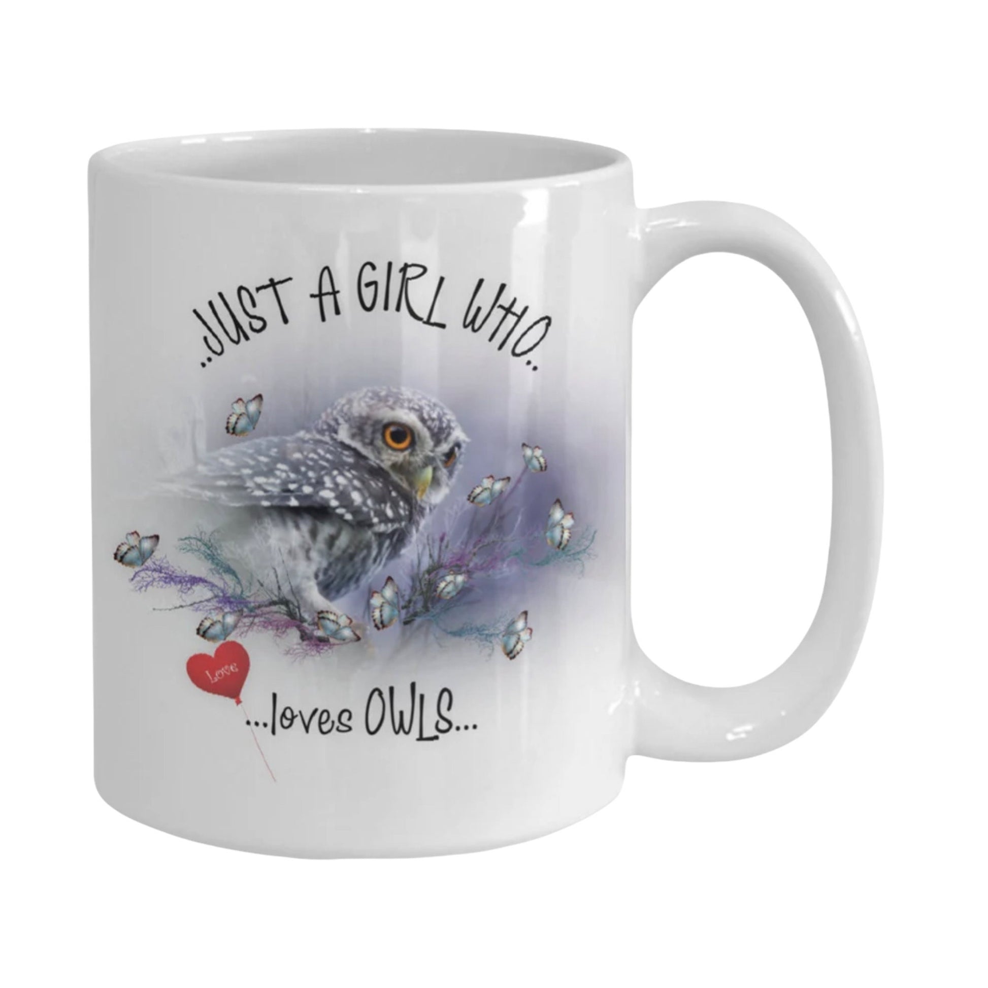 Owl Coffee Mug for Women Who Love Owls Unique Gift Idea