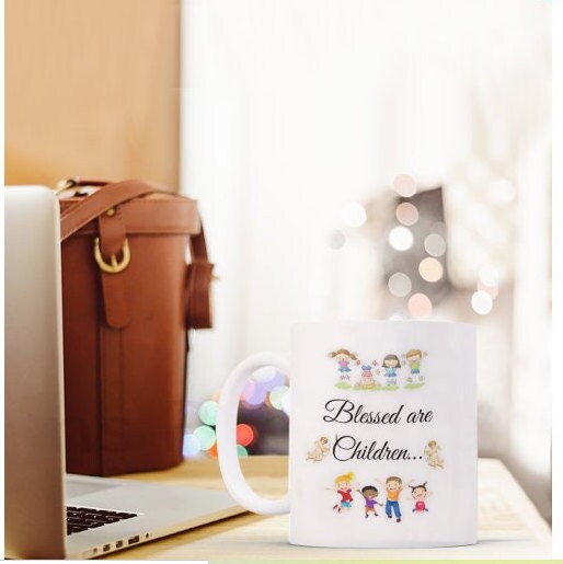 Blessed Children Mug Makes a Heartfelt Family or Mom Gift