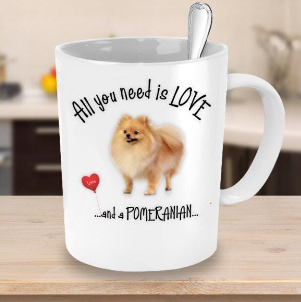 Pomeranian Dog Mom Coffee Mug Gift for Pomeranian Lovers