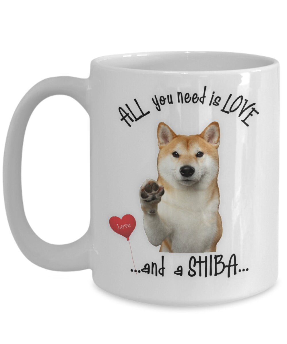 All You Need Is Love and a Shiba Dog Mug