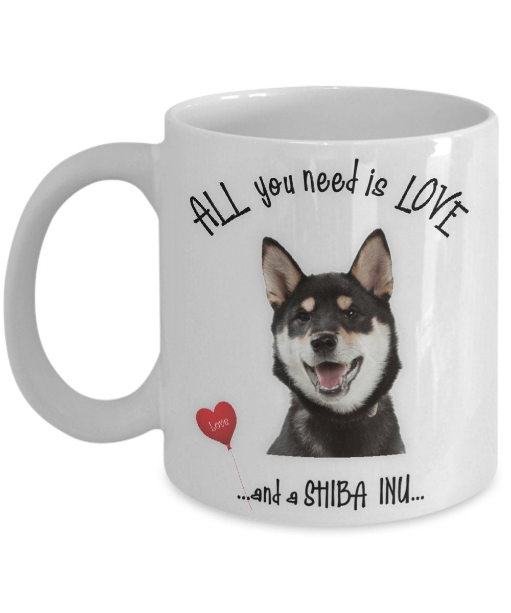 All You Need Is Love and a Shiba Inu Gift Mug