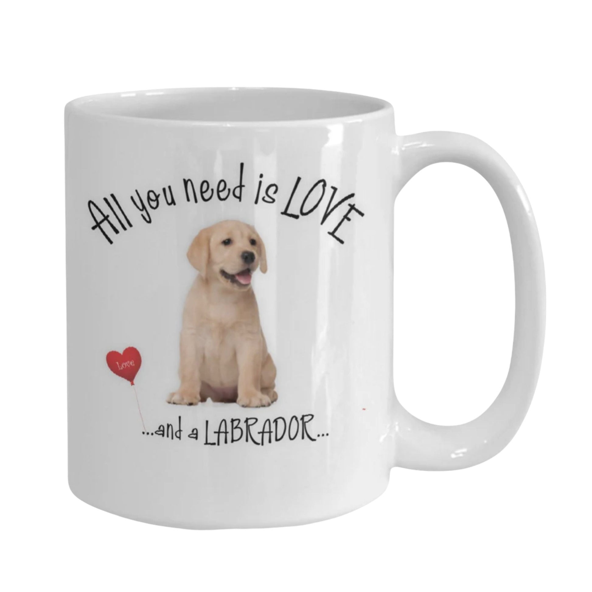 All You Need Is Love and a Labrador Coffee Mug for Dog Lovers