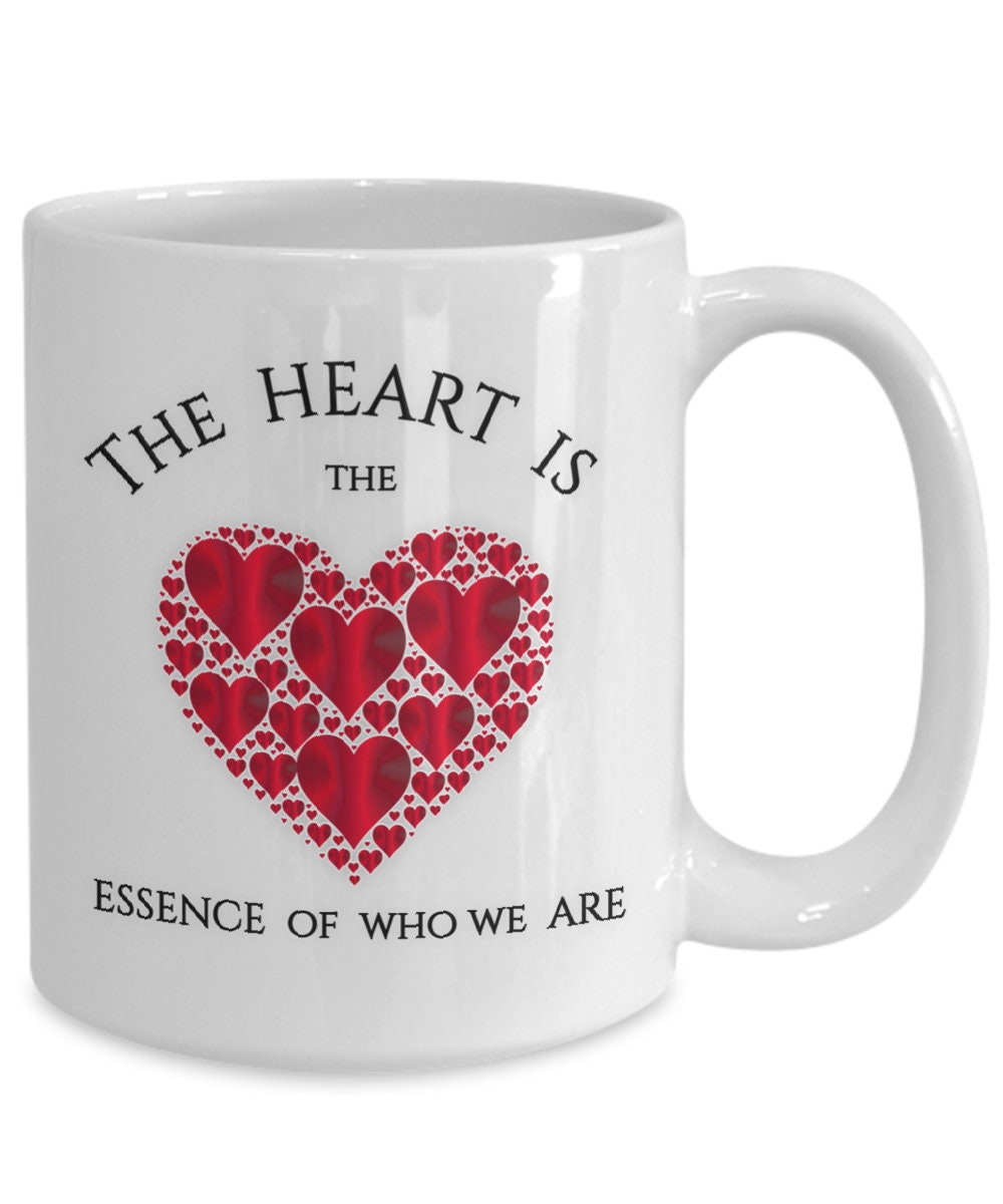 Heart Design Mug Gift for Her with Love and Meaningful Quote