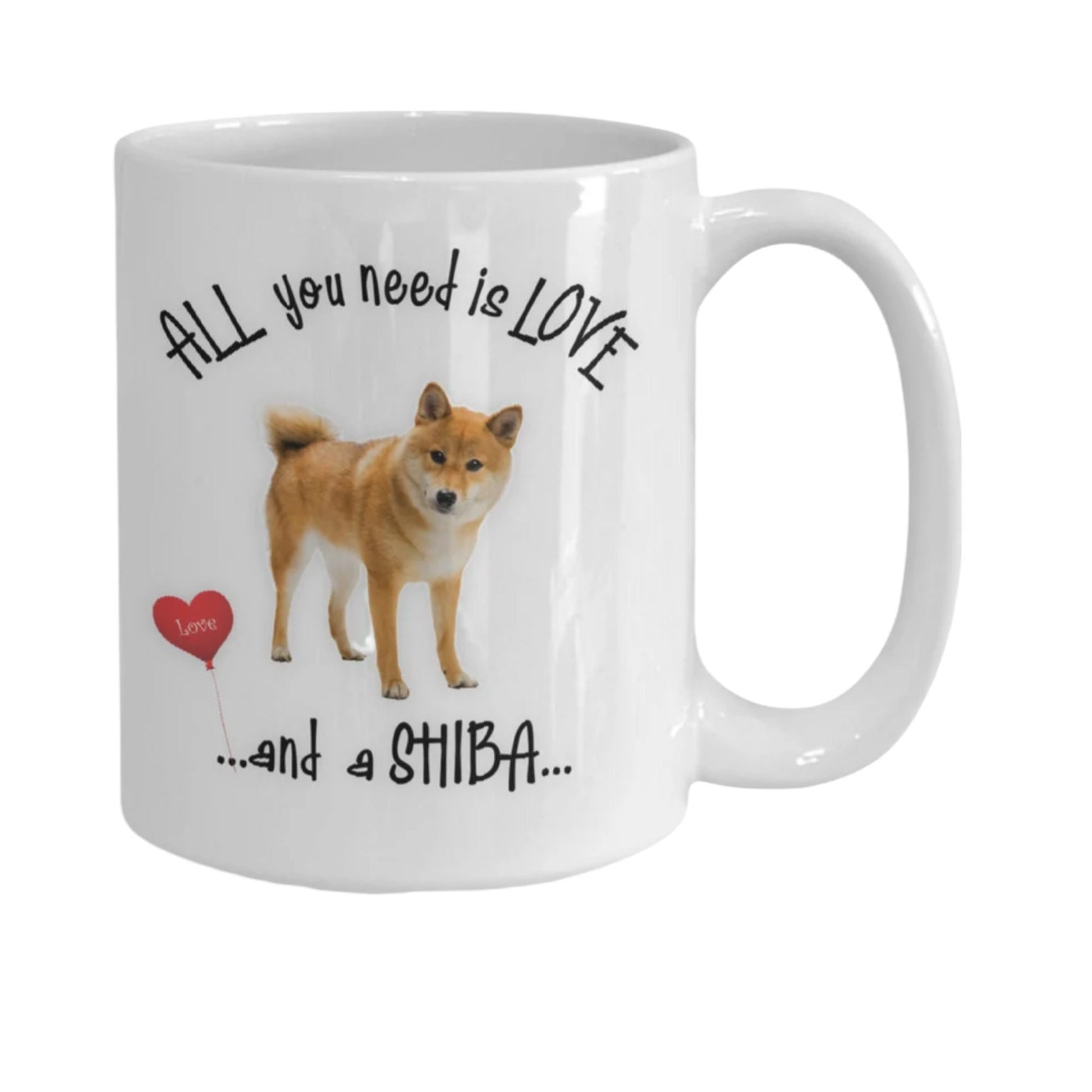 All you need is love and a Shiba coffee mug gift