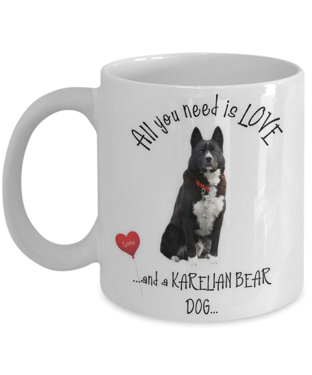 All you need is love and a Karelian Bear Dog mug