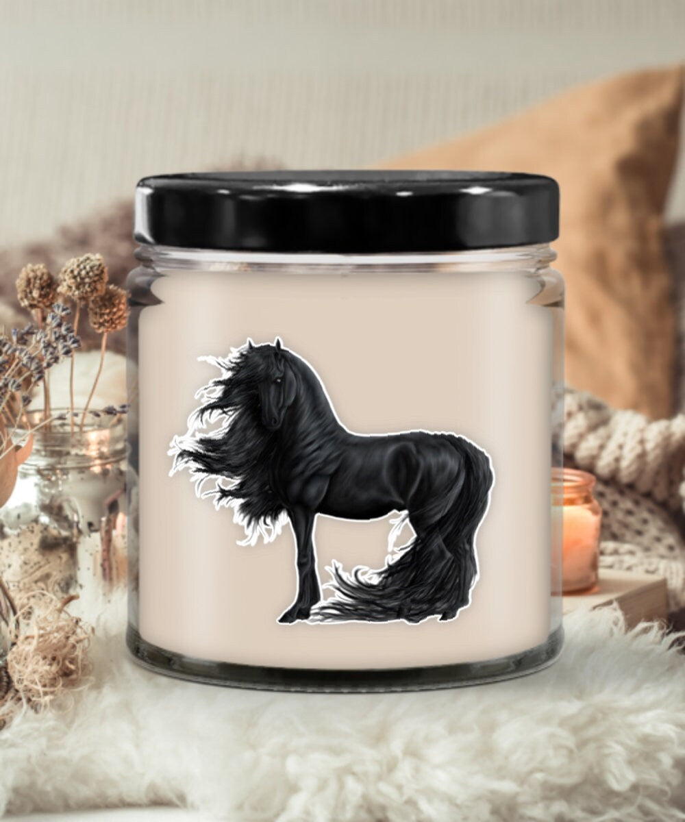 Vanilla Scented Candle Horse Gift for the Horse Lover
