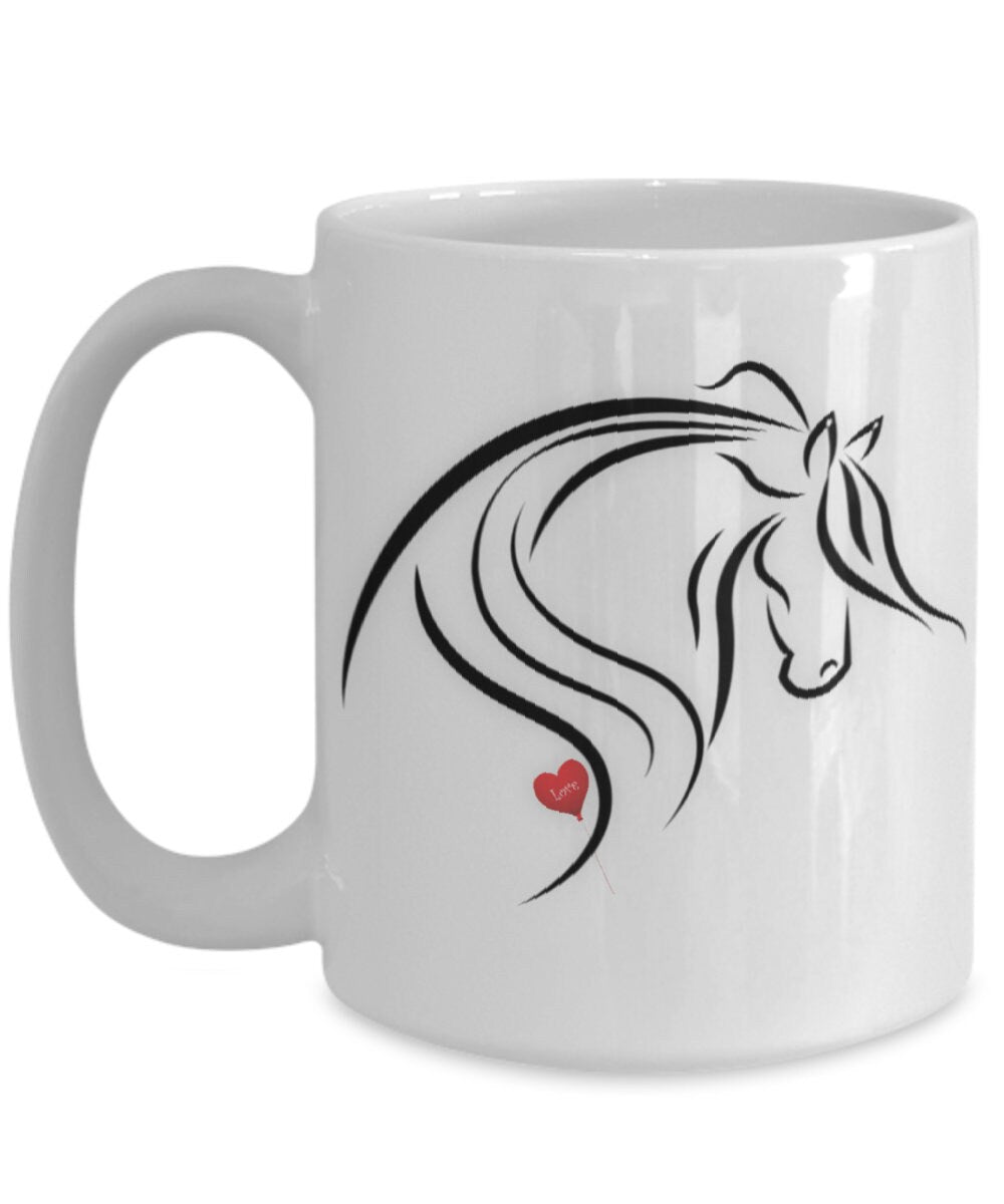 Celebrate Your Love for Horses with This Beautiful Horse Mug
