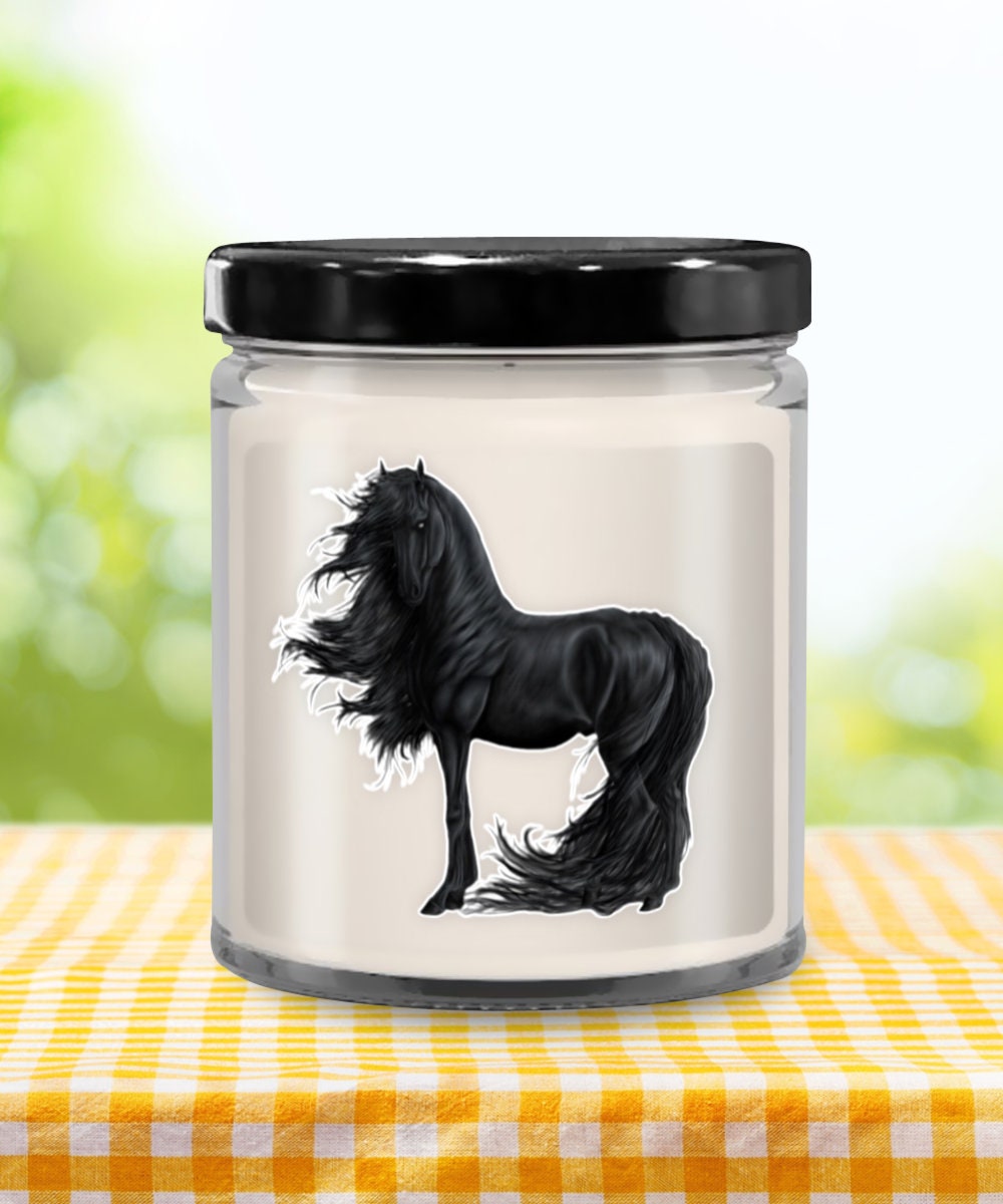 Vanilla Scented Candle Horse Gift for the Horse Lover