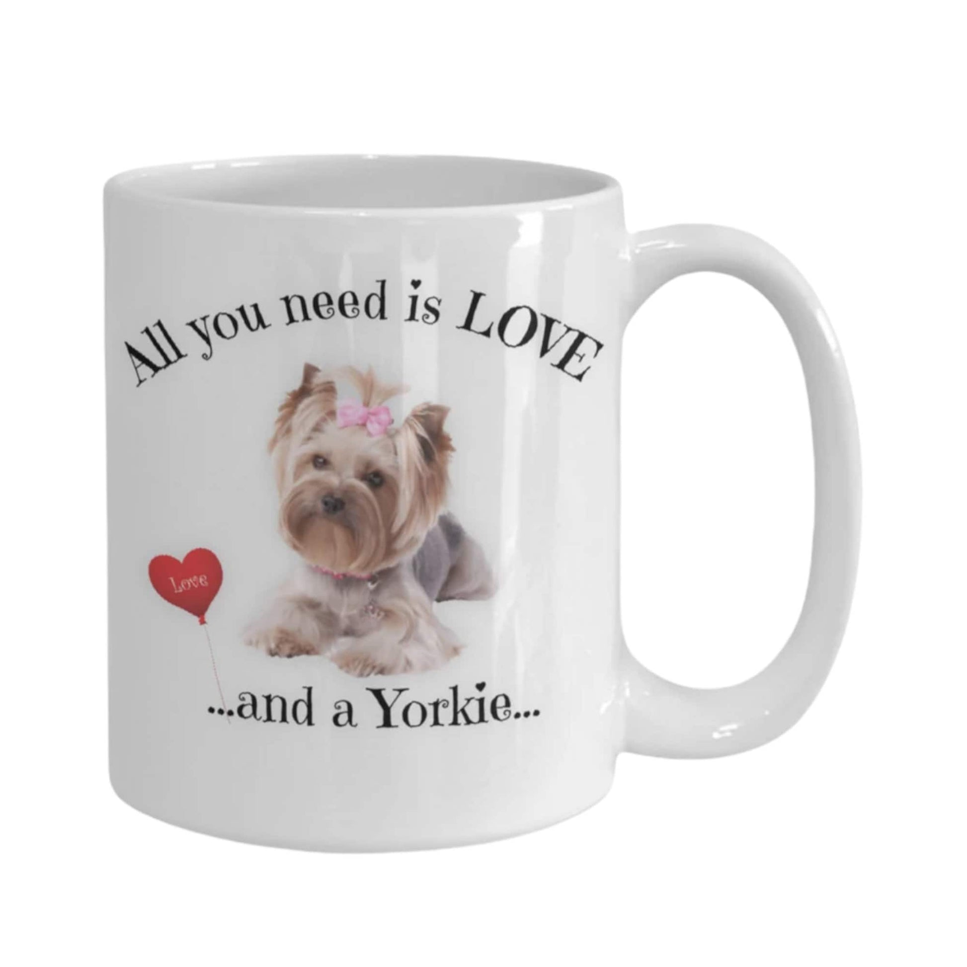 All you need is love and a Yorkie coffee mug