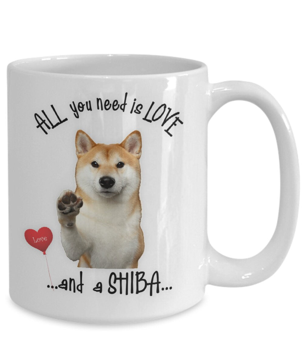 All You Need Is Love and a Shiba Dog Mug