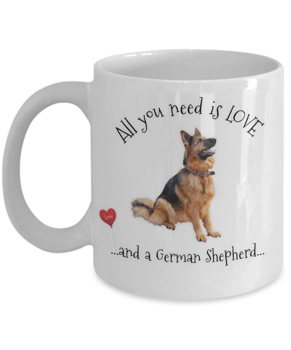 German Shepherd Coffee Mug for Dog Lovers and Gift Givers
