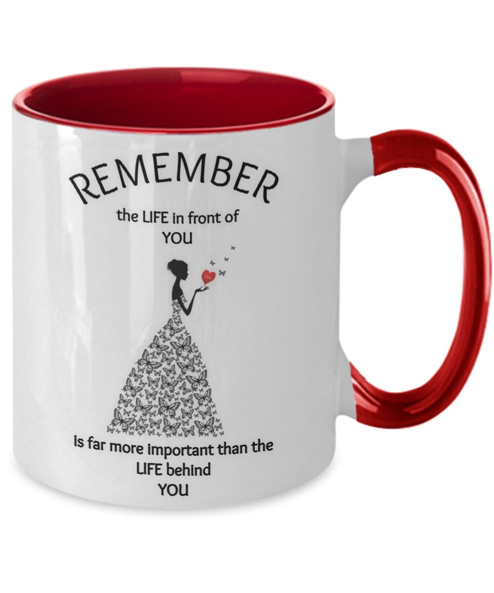 Inspirational Daughter Mug Gift from Mom with Heartfelt Quote