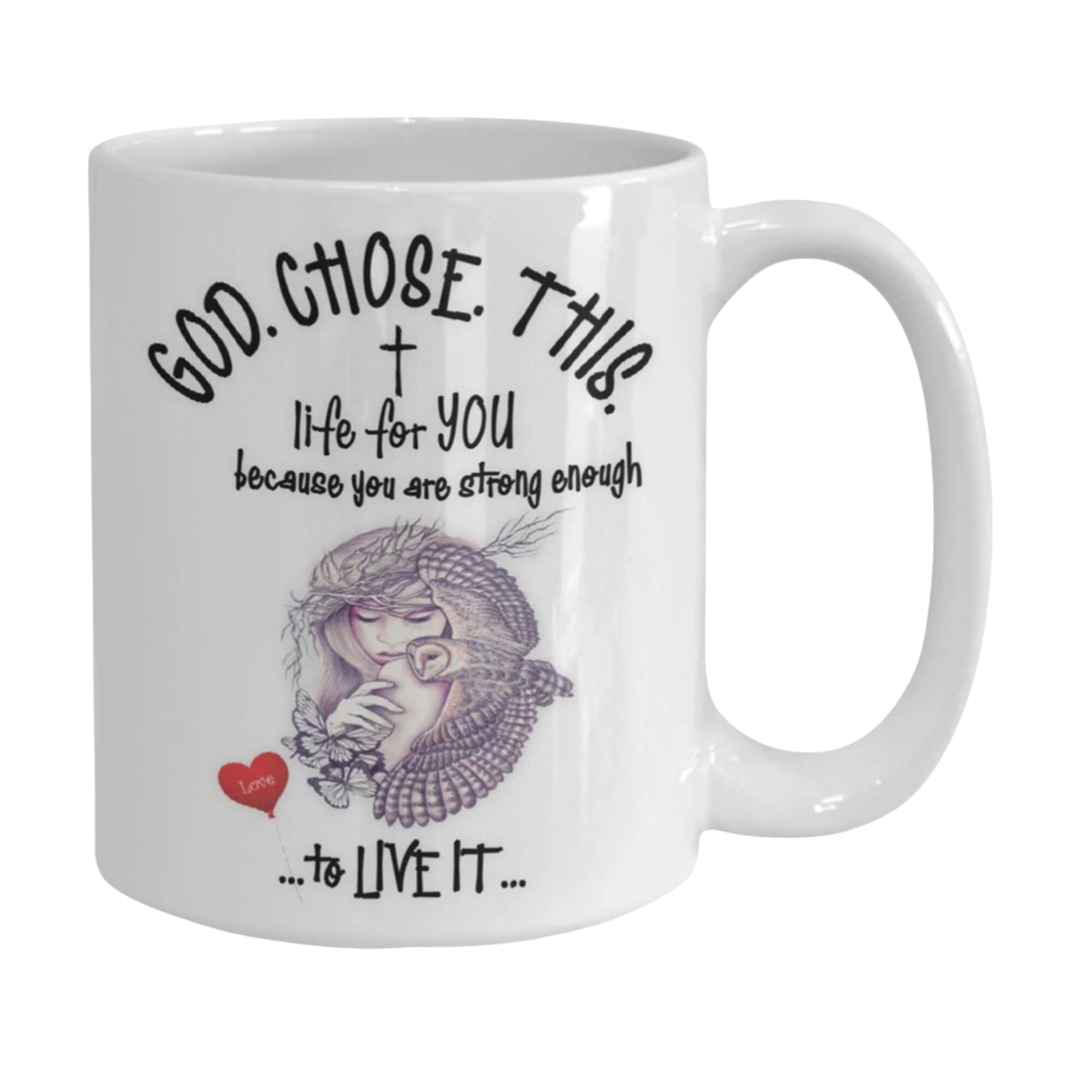 Inspirational Daughter Sister Mom Coffee Mug Gift for Life