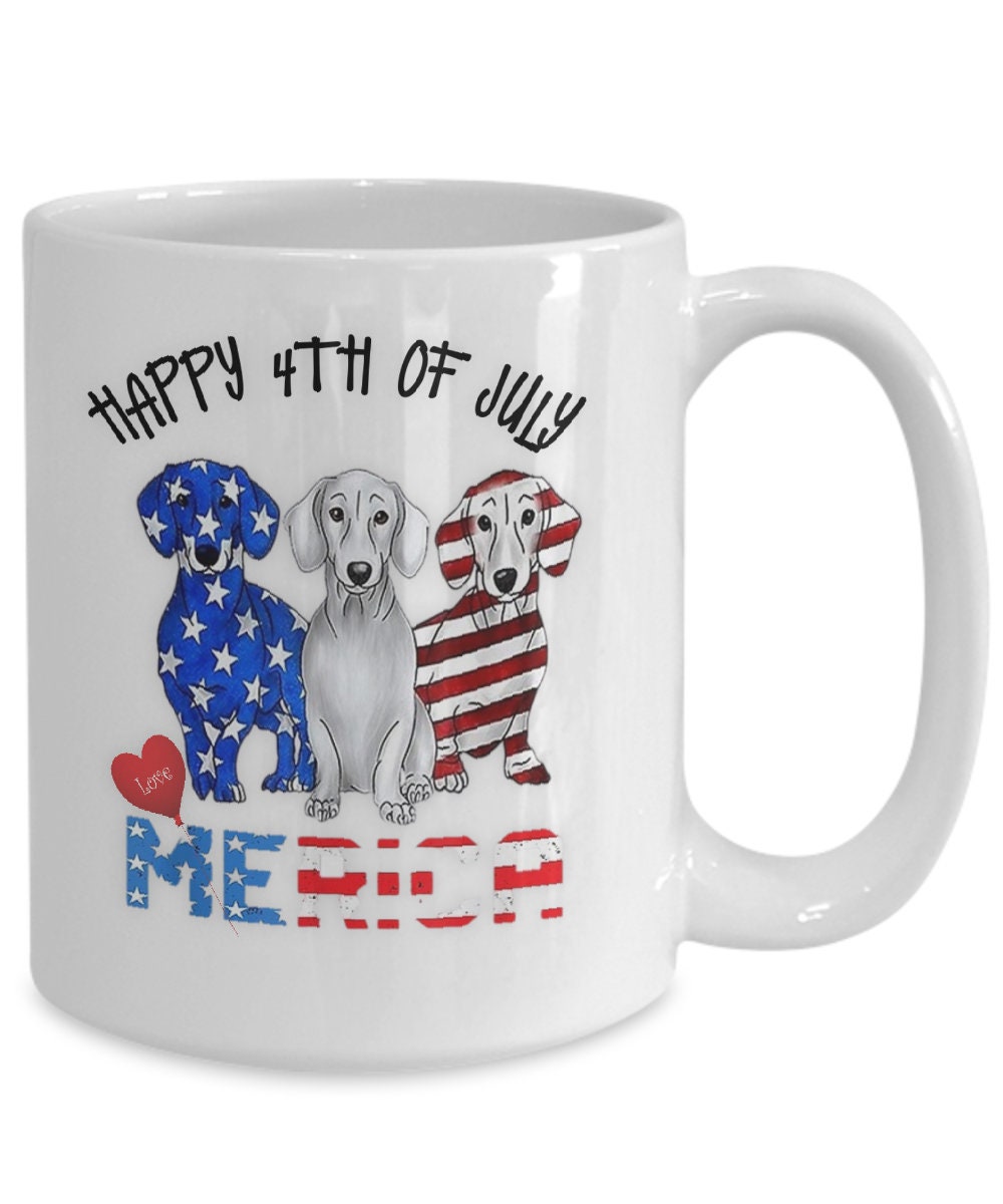 Happy 4th of July Mug Patriotic Gift I Love America USA