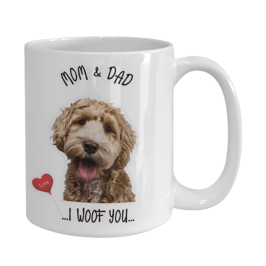 Lagotto Romagnolo Dog Mug I Woof You Gift for Mom and Dad