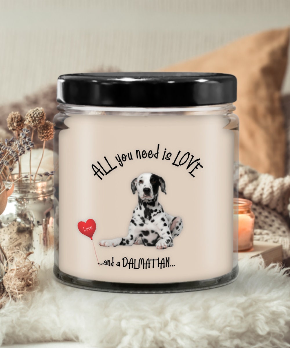 Dalmatian Candle Gift for Dog Lovers Perfect Pet Decor
