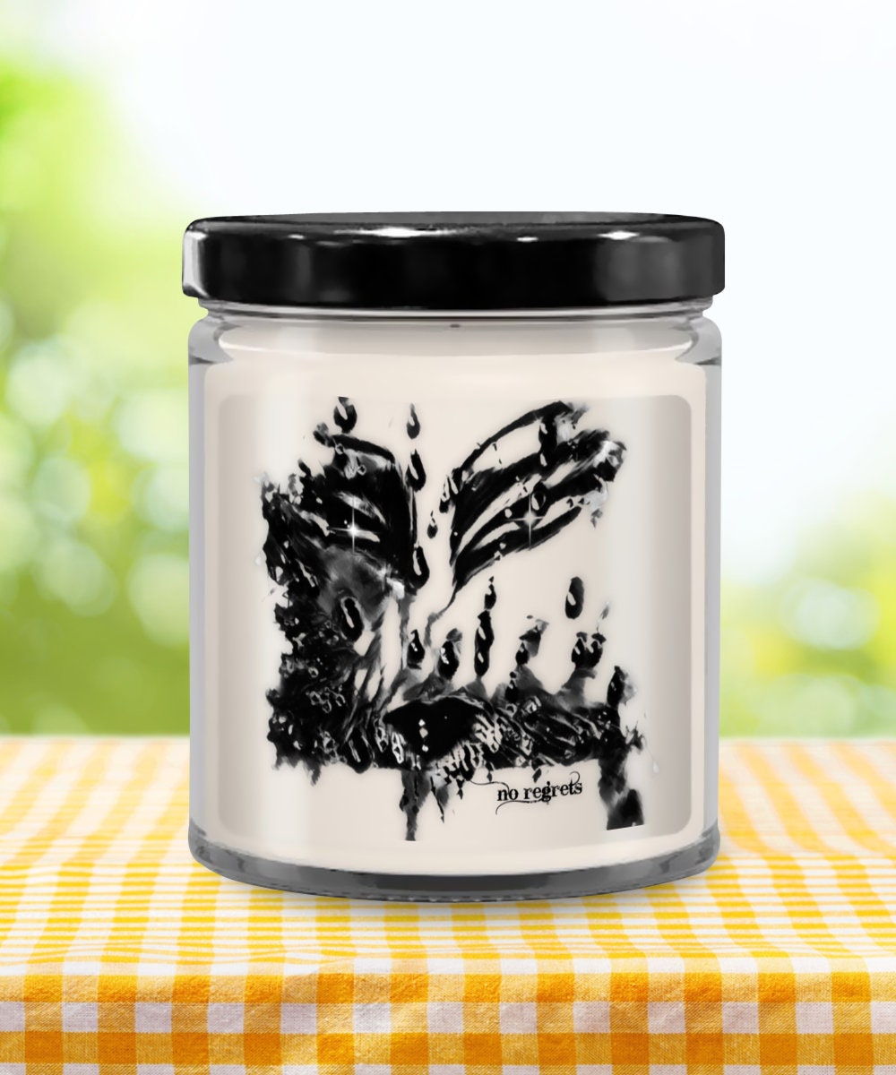 Vanilla Art Candle Unique Gift for Home or Mom Decor