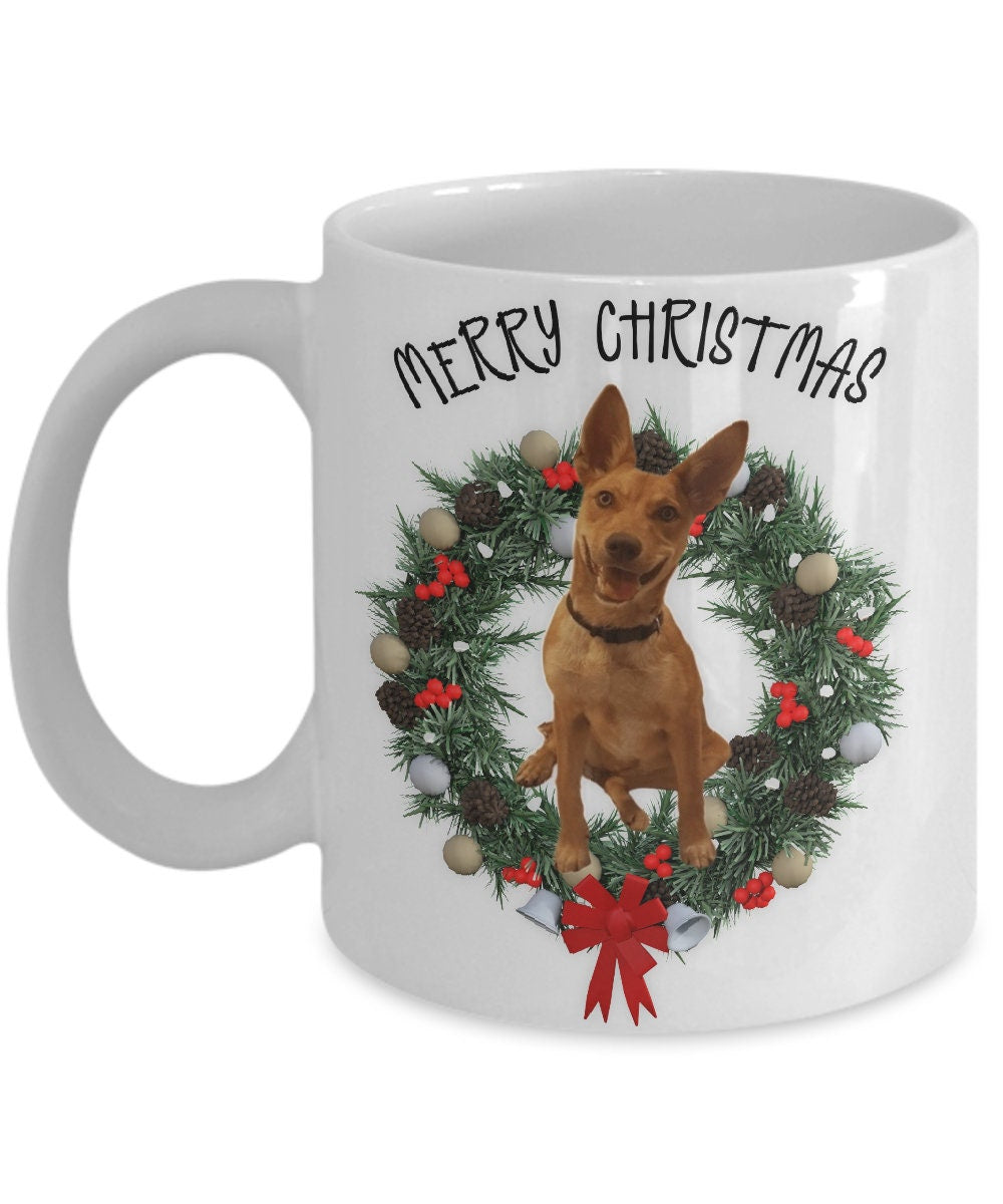 Celebrate the holidays with a festive Dingo Christmas mug