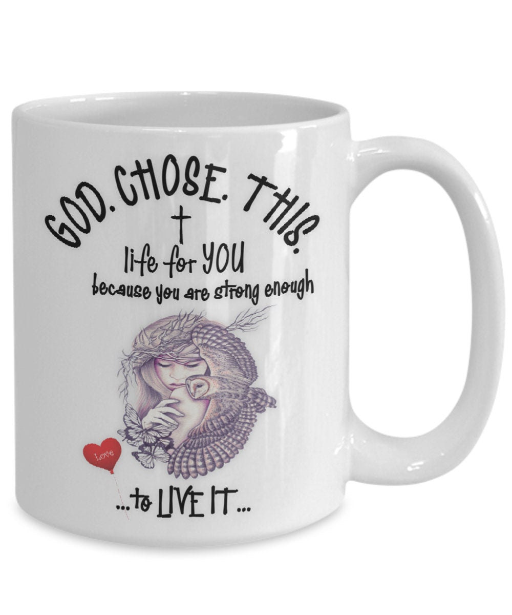 Inspirational Daughter Sister Mom Coffee Mug Gift for Life