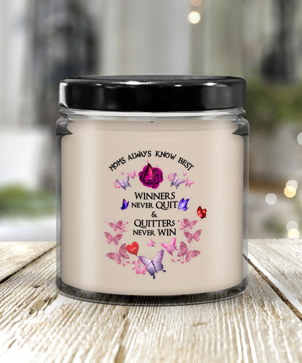 Spring Candle Floral Gift for Mom Inspirational Home Decor