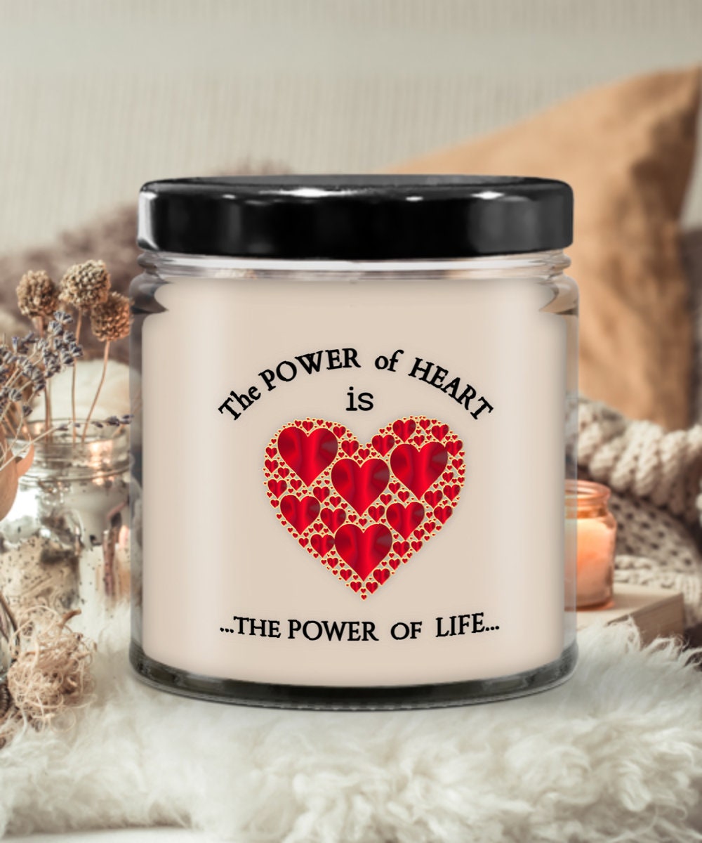 Life quote vanilla candle in jar heartfelt gift for her or mom