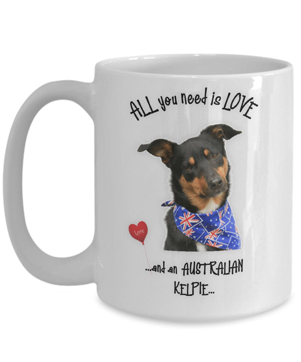 Celebrate Your Love with the Australian Kelpie Dog Mug Gift