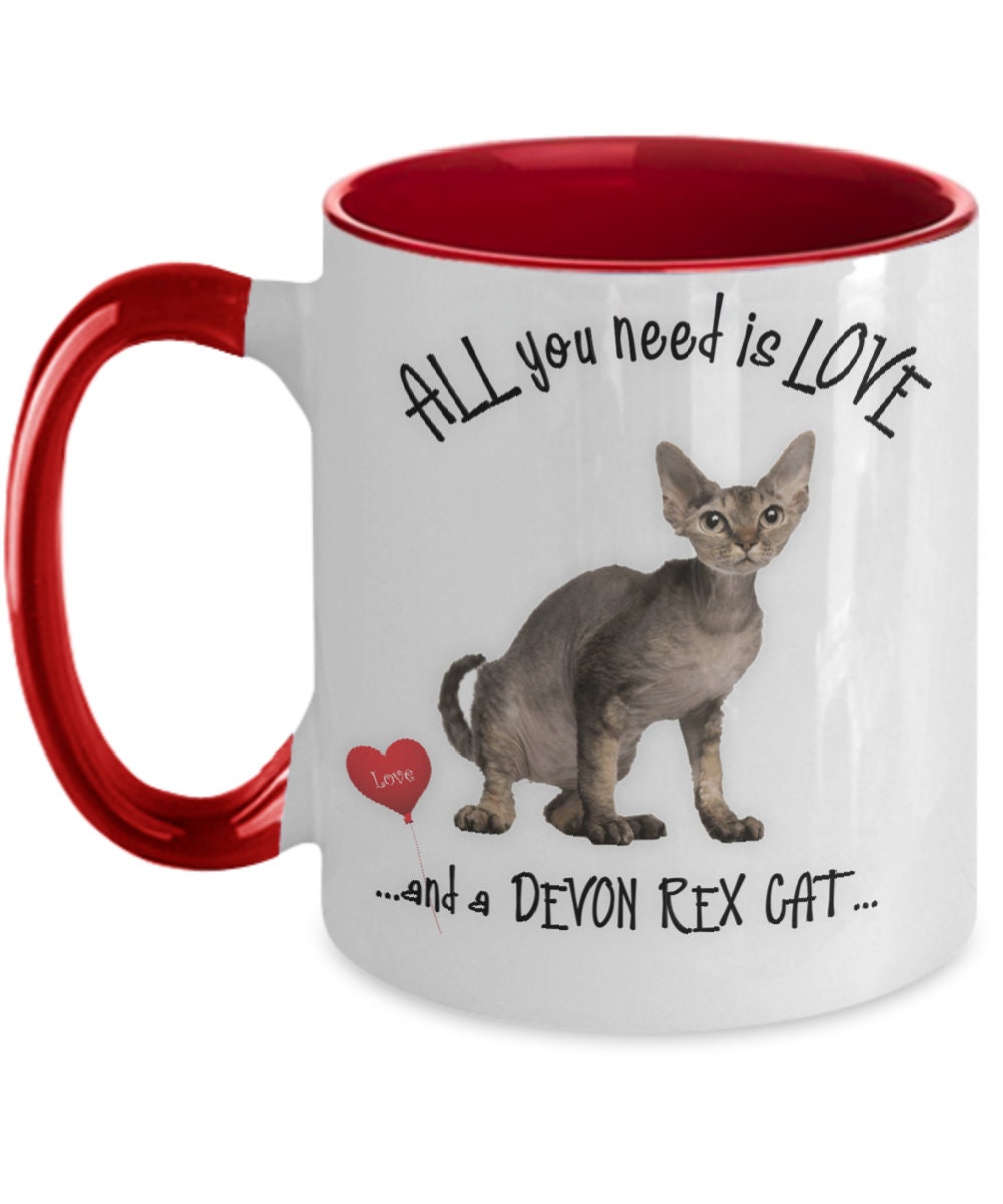 Devon Rex Cat Mug for Cat Lovers and Unique Gift Ideas