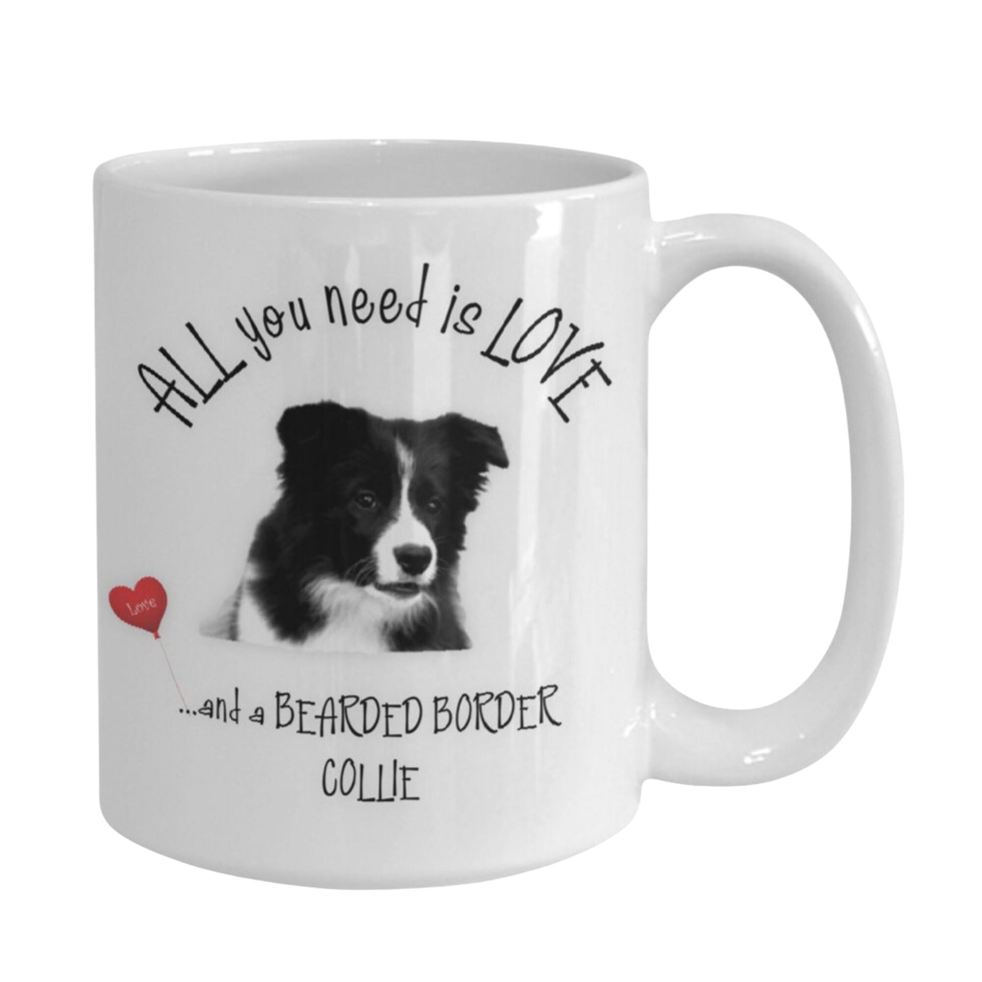 All You Need Is Love Border Collie Dog Mom Coffee Mug Gift