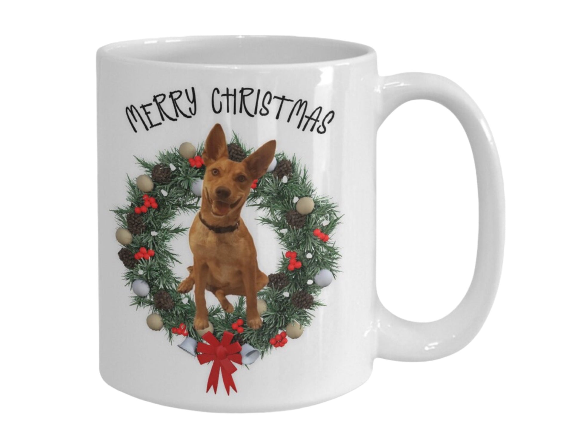 Celebrate the holidays with a festive Dingo Christmas mug