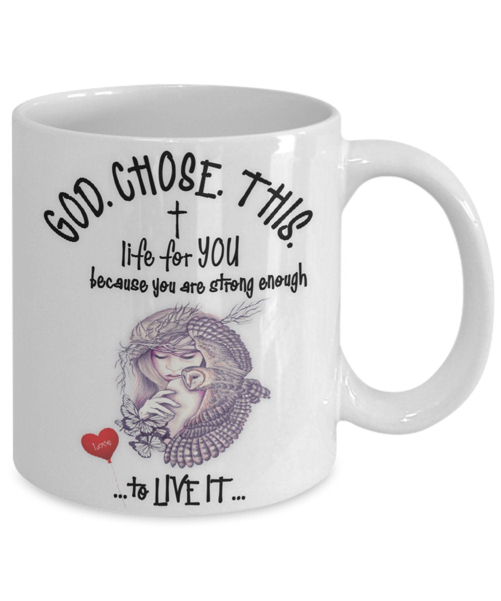 Inspirational Daughter Sister Mom Coffee Mug Gift for Life
