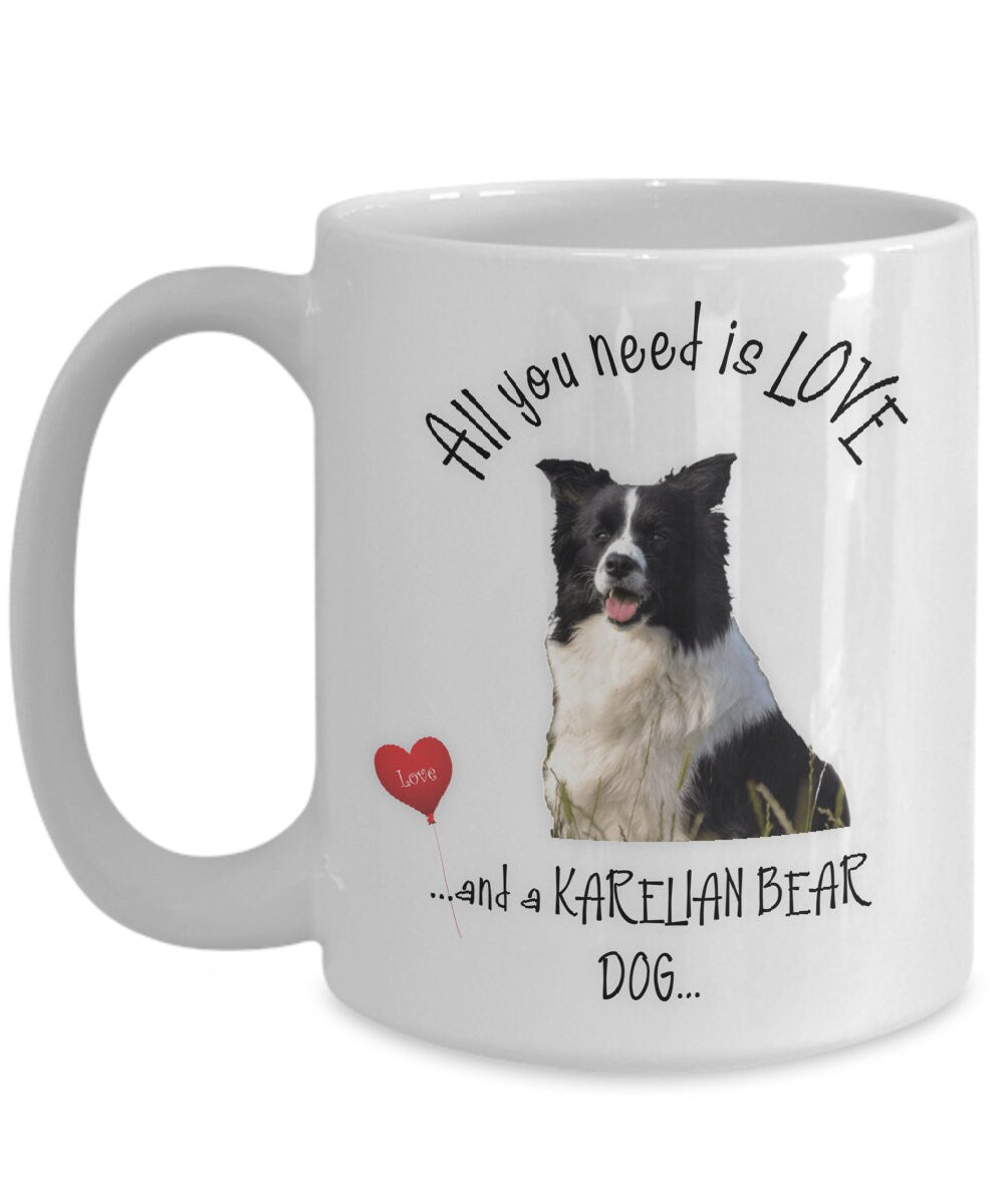 All you need is love and a Karelian Bear Dog mug
